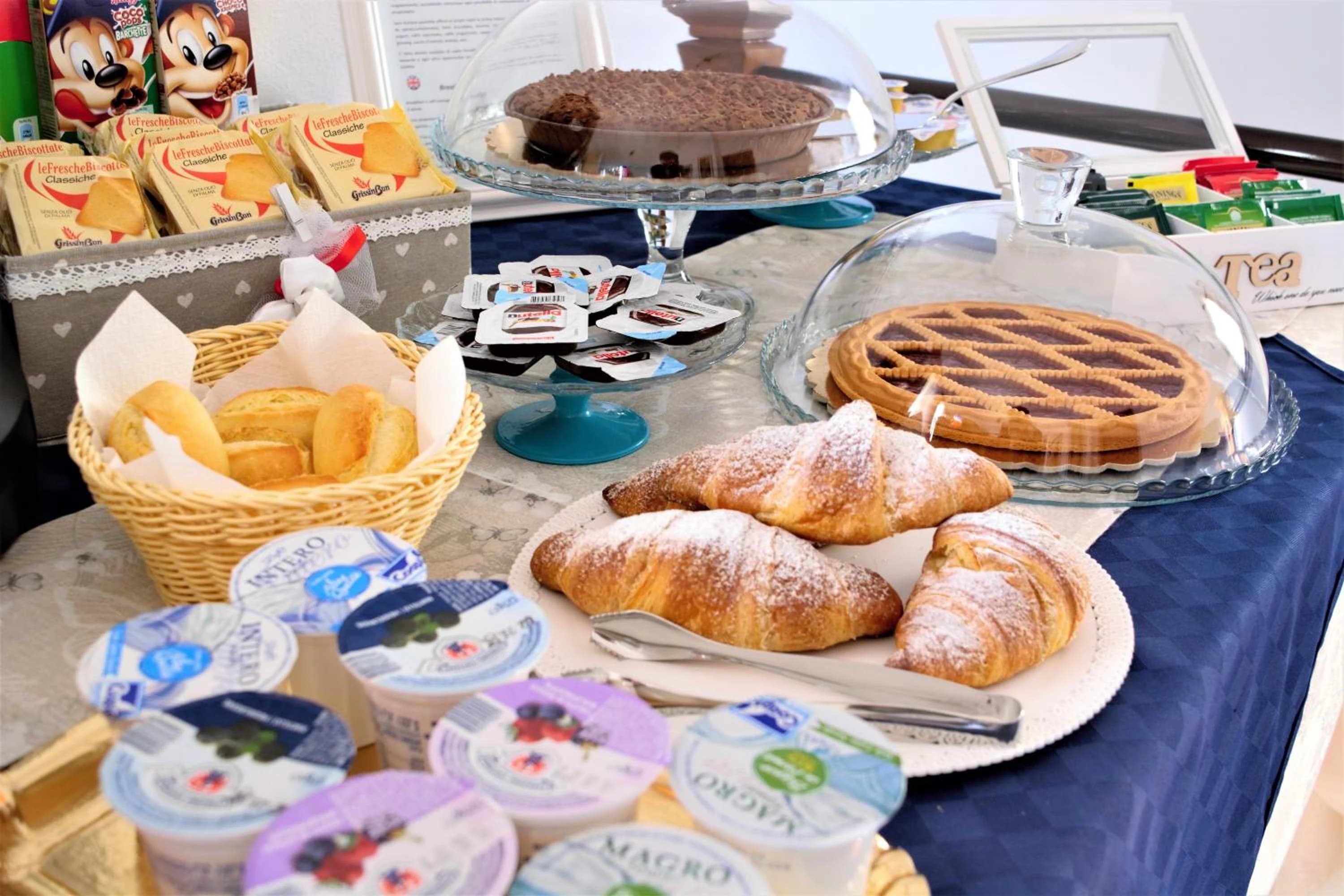 Colazione all'italiana in terrazza